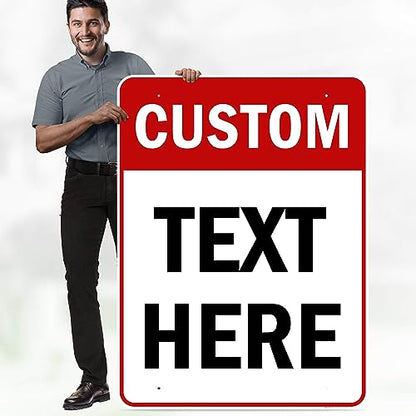 Custom Sign Custom Sign for Business (Header - Vertical / 36x48 - DiBound)