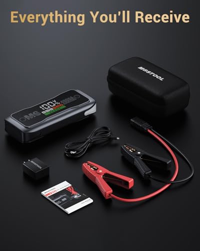 M6 4000A Jump Starter with Smart HD Display (Gray / 4000A)