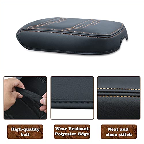 Armrest Cover for Frontier 2022 (7) 22+ |Frontier| V2 Organge Stitch, Regular)