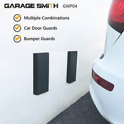 Garage Wall Protector Car Door Protectors Foam Wall Bumper Pad (Black)