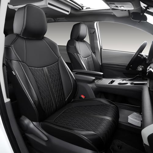 Custom Sienna Seat Covers for 2021 (Black Luxe / 7-seat)