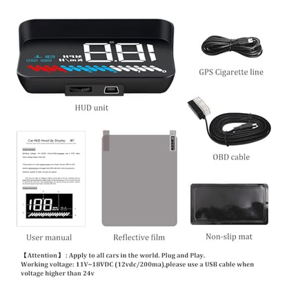 Heads up Display for Cars Speedometer for Car (M7)