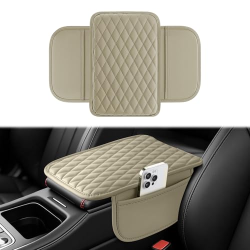 Car Center Console Cover (light beige)