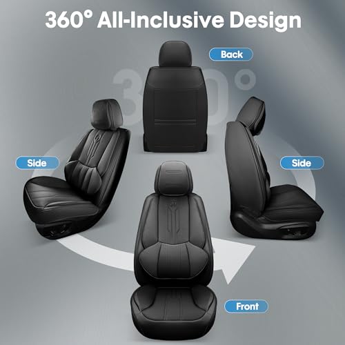 Car Seat Covers Full Set (FULL SET / BLACK)