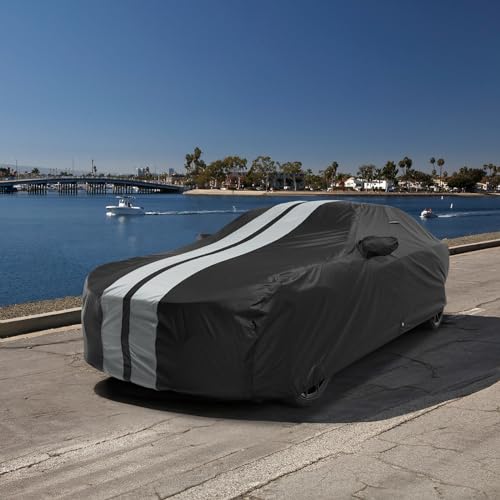 Car Cover All Weather for 2017 (Black / Gray (Stripe) / 25. Cruze Hatchback 2017-2019)