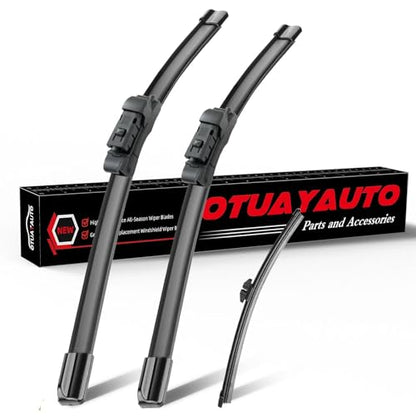 Premium Windshield Wiper Blades Replacement for BMW X3 2018 (26"+20"+12"(Top Lock))