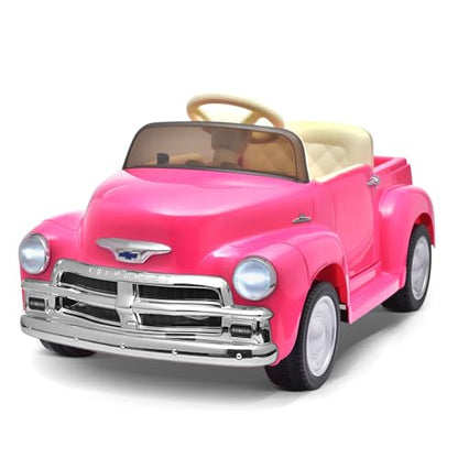 12V Kids Ride on Car Licensed Chevrolet 3100 (12v Pink)