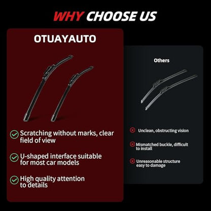 Windshield Wiper Blades (28"+18"+11")