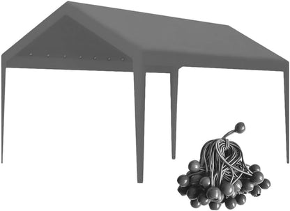 12 x 20 FT Carport Replacement Cover (12'x20' / Gray)