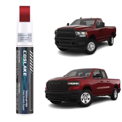 Car Touch Up Paint (Delmonico Red Pearl-Coat(PRV/NRV) for 2025 RAM 1500/2024 RAM 1500/2023 RAM 1500/2024 RAM 2500)