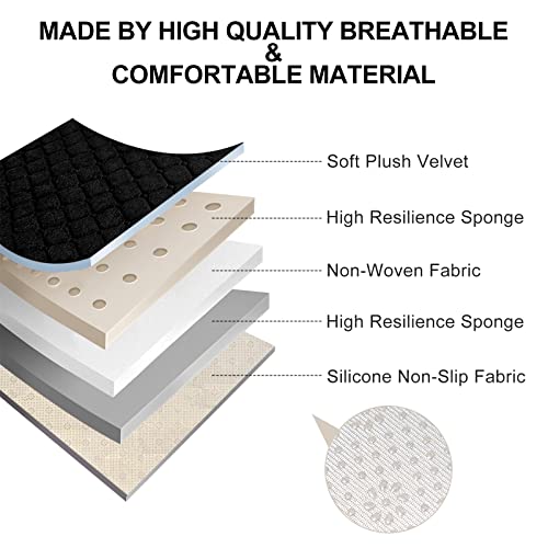 Comfortable Car Seat Covers Universal Back (Black)