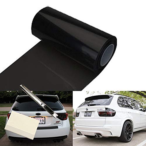 12 by 48 Inches Self Adhesive Headlight (Dark Black)