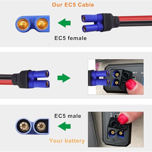 EC5 Jump Starter Cable Battery Clamps