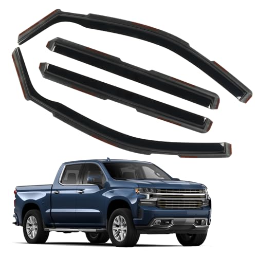 in Channel Window Rain Guards for 2019 (For 19-25 Silverado/Sierra 1500)