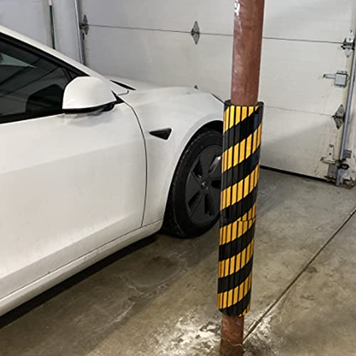 Garage Wall Protector Foam Wall Bumper Column Guard for Parking Lot 4 Pack (Yellow / 4 pack)