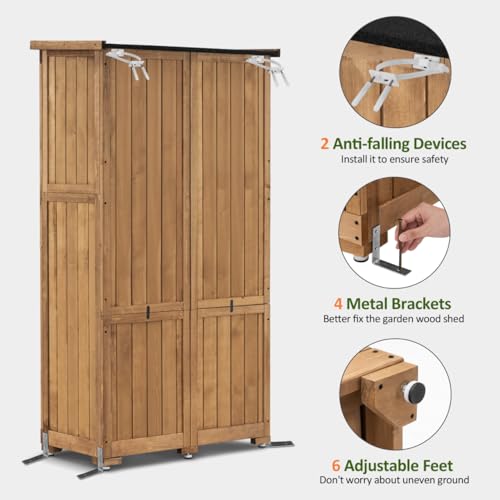 Outdoor Storage Cabinet (Natural)