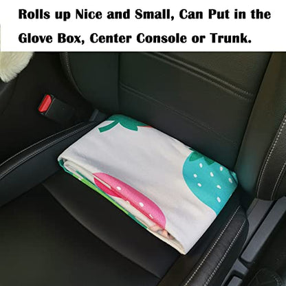 Car Seat Cover Protector Front Seats (1Pcs Front Seat Towel / Strawberry)