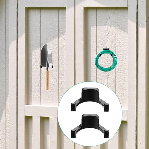 8 Pcs Shed Storage Tool Hooks Accessories Compatible with Suncast (U Shaped)