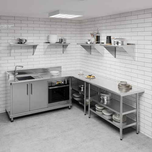 18 in. x 24 in. Stainless Steel Wall Mount Shelf (24 in. x 18 in.)
