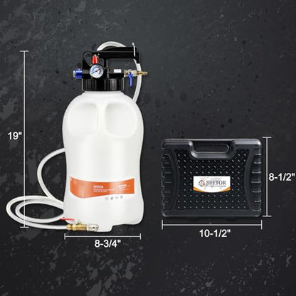 Transmission Fluid Pump Pneumatic Extractor and Dispenser Tool Kit (Black)