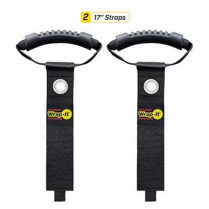 Easy Carry Wrap (17" (2 Pack) with Grommet / Black)