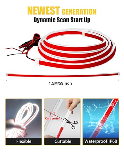 LED Hood Light Strip (Dynamic White / 59 inches)