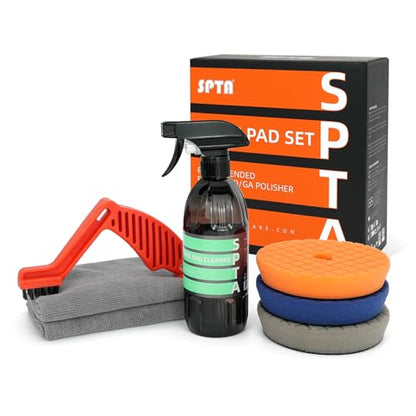 Pro Buffing Polishing Pads (6 Inch (150mm) / 3Pcs 6 Inch Buffing Sponge Pads)