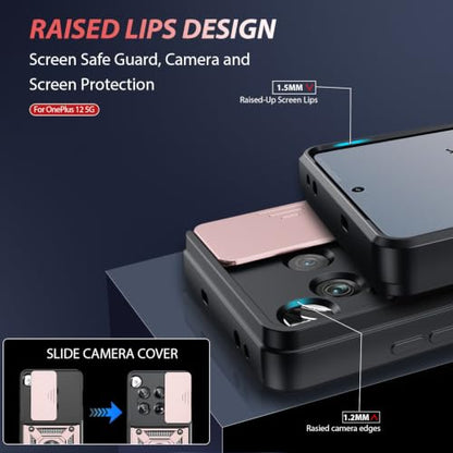 for OnePlus 12 5G Case (OnePlus 12 5G（6.82"） / Rose Gold)