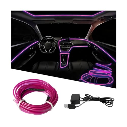 EL Wire Car LED Strip Lights (Purple / 10FT)