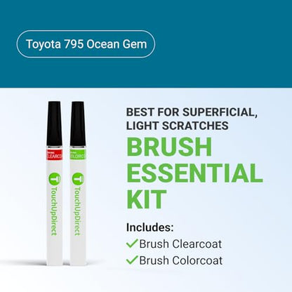 Car Paint Touch Up Brush Kit (Brush - Essential Kit / Ocean Gem)