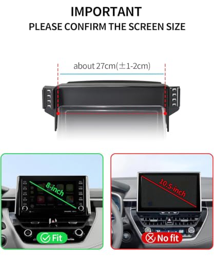 Car Phone Holder for Toyota Corolla 2020 (fit for 2020-2026 Toyota Corolla (8 Inch Screen))