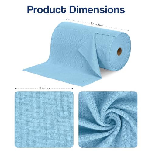 Microfiber Cleaning Cloth Roll (75 Count (Pack of 1) / Blue)