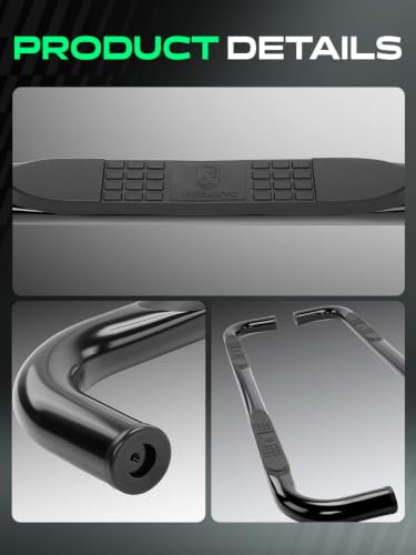 3 Inch Running Boards for Chevy & GMC (Double Cab / 3" 90-Degree Bent)
