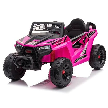 12V Kid Electric Vehicle (Rose Red)