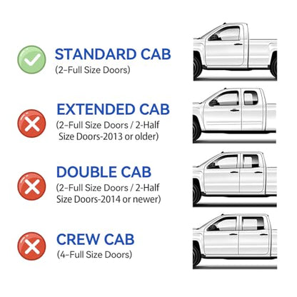 Window Visors Rain Guards for 2002 (2002-2008 ram 1500 standard cab)
