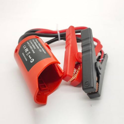 Jumper Cables Adapter for Milwaukee M12 12V Battery (2FT 8AWG)