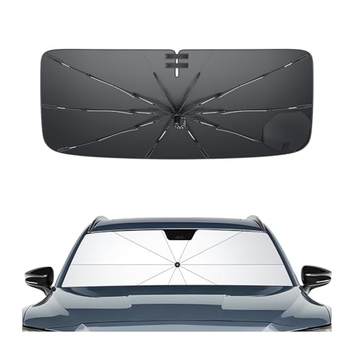for 2023 2025 2026 Mazda CX50 Windshield Umbrella Sunshade [Easier Foldable] for 2025 2026 Mazda CX50 Accessories 2024 CX50 Sunshade Umbrella for 2025 2026 CX50 Windshield Sun Shade Umbrella (2023 2024 2025 2026 Mazda CX50(Umbrella))