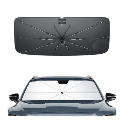 for 2023 2025 2026 Mazda CX50 Windshield Umbrella Sunshade [Easier Foldable] for 2025 2026 Mazda CX50 Accessories 2024 CX50 Sunshade Umbrella for 2025 2026 CX50 Windshield Sun Shade Umbrella (2023 2024 2025 2026 Mazda CX50(Umbrella))