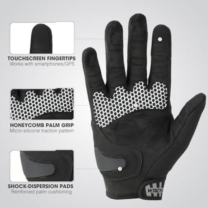 Lightweight Motorcycle Gloves for Men Touchscreen Summer (Black / Small)