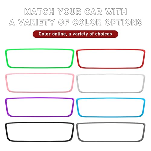 Car Rear View Mirror Protector Frame (Sky Blue-2PCS)