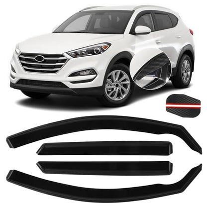 in Channel Window Rain Guards Fit for Hyundai Tucson 2016 (For 2016-2021 Tucson)