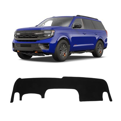 Black Dash Cover Compatible with Ford Expedition 2025 2026 Dashboard Cover Accessories for Expedition Non (Expedition 25-26(black))