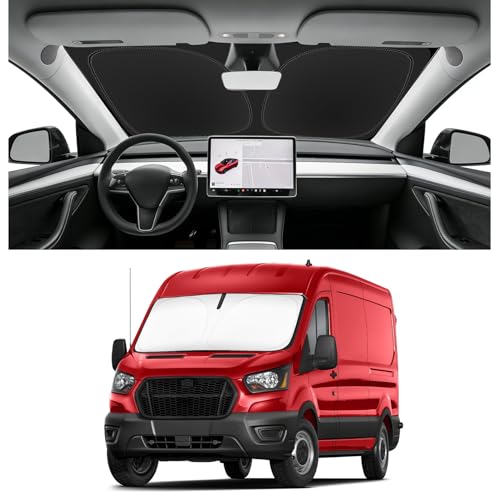 Custom Fit Windshield Sun Shade for Ford Transit 2015 (for 2015-2026 2027 Ford Transit)
