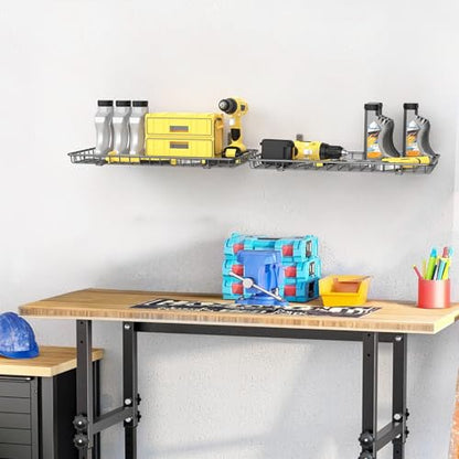 12x24 inch Wall Shelves (Black / 12x24 in)