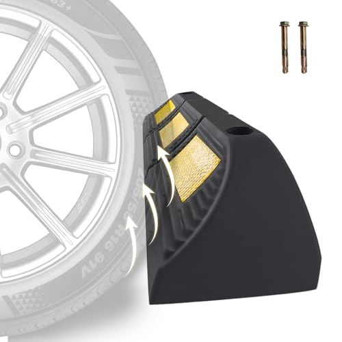 Rubber Parking Stopper for Garage 1 Pack (3.3“H 1pcs)