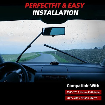 Premium Windshield Wiper Blades (24"+18"+12")