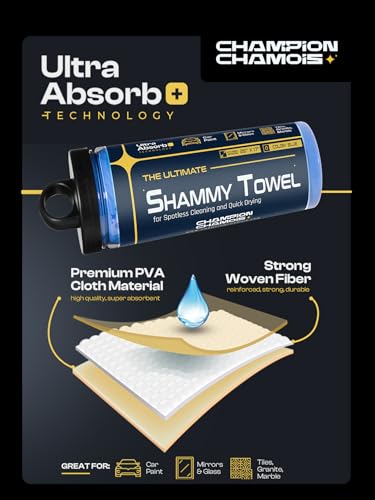 Car Shammy Towel (Blue)