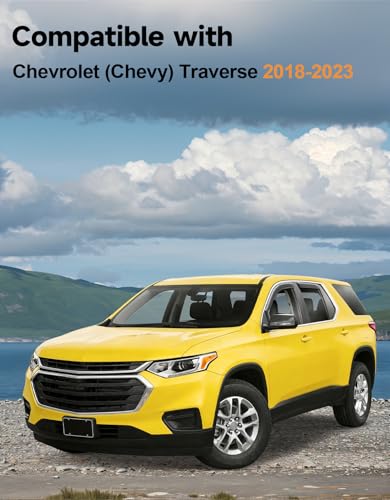 in Channel Rain Guards for Chevrolet (Fit for 2018-2023 Chevy Traverse)