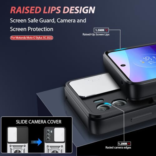 for Moto G Stylus 5G 2022 Case (Moto G Stylus 5G 2022（6.8"） / Silver)