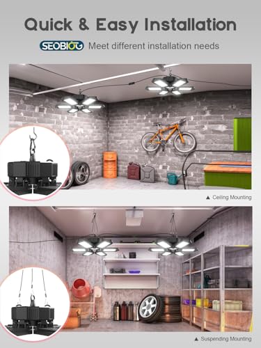 2 Pack Plug in Garage Light